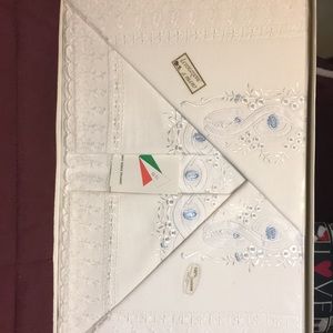Vintage Italian Queen size sheets